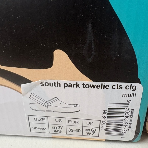 Crocs South Park Towelie Classic Clog Purple 211501-90H Unisex